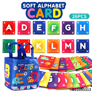 <span class=keywords><strong>Livre</strong></span> en <span class=keywords><strong>tissu</strong></span> éducatif pour bébé, apprentissage des lettres ABC, non cassable, sensoriel, éducation précoce, cognition, jouets et activités éducatives bon marché pour l'école maternelle - Product Image 2