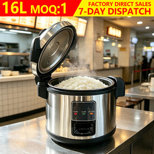 Compre equipo de cocina comercial opcional de gran capacidad, <span class=keywords><strong>olla</strong></span> <span class=keywords><strong>arrocera</strong></span> automática de múltiples funciones de 15L y 16L en turco - Product Image 1