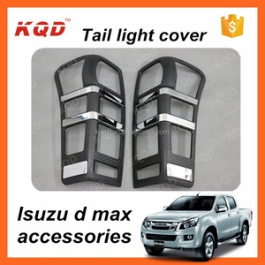 ABS Plastic Chrome Taillight Cover Tail Lamp Cover for Isuzu2013 Dmax Accesorios 2012 Car Accessories Chrome <b>Kit</b> - Product Image 4