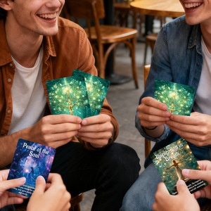 Nuevo Producto: Juego de Cartas del Tarot con 50 Cartas de los Dioses del Bosque, Juego de Mesa Interactivo para Fiestas - Product Image 6