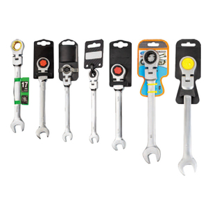 Personalización Individual Doble Abierto Extremo Llave Plana Trinquete Combinación Anillo Spanneres Flexible Llave de Trinquete - Product Image 1