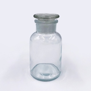 Botella de Vidrio Ámbar de Boca Ancha para Reactivos Químicos de Laboratorio, Boticaria y Medicina, 50ml, 125ml, 250ml, 500ml - Product Image 5