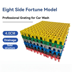 Dalles de sol en vinyle robustes, écologiques, imperméables, perforées, antidérapantes, à <span class=keywords><strong>clipser</strong></span> pour ateliers de detailing automobile - Product Image 2