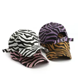 Spring Summer Hats Fitted Baseball Fashion Trend Zebra Striped Baseball Cap Outdoor Men City Boys And Girls Sport Caps