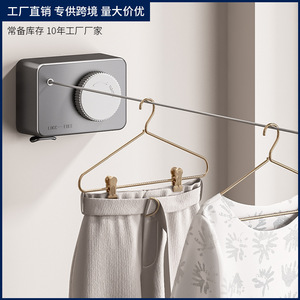 Invisible Retractable Clothesline Steel Wire Wall Mounted Drying Line For Balcony Use - Product Image 4