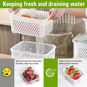 Panier De vidange De cuisine ShengBang Cesta De Drenaje récipient De nourriture végétale De cuisine polyvalent - Product Image 4
