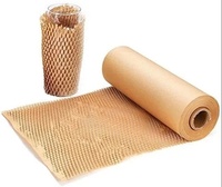 Papier d'emballage écologique en nid d'abeille Papier kraft en nid d'abeille 100% Emballage compostable biodégradable recyclable Couverture en nid d'abeille