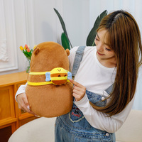 Peluche personnalisée Capybara, rembourrage en coton PP, jouet en peluche tendance, poupée unisexe pour Halloween