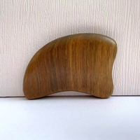 Outil Gua Sha en bois de santal naturel en gros, idéal pour le massage facial, le Gua Sha du dos et le grattage des méridiens du corps entier