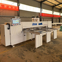 Scie à panneaux horizontale automatique CNC Vortek MJ2900, scie à panneaux informatisée à grande vitesse, scie à bois électrique motorisée, 16KW