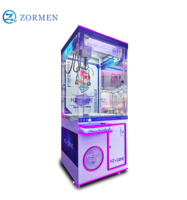 Zormen Fabrika Direkt Ticari Jetonlu Pençe Vinç Makinesi Özelleştirilebilir Oyuncak Yakalayıcı Aile Eğlence Merkezleri için