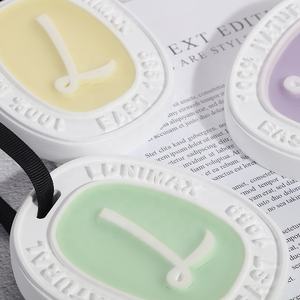 Эфирное масло, керамический ароматический камень, Овальный домашний Автомобиль, универсальный ароматизированный керамический диффузор из глины - Product Image 3