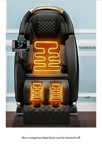 Guoheng AM183 Silla de cuerpo completo reclinable de lujo Masajeador Precio barato SL 3D Amasado Silla de masaje de Cabeza trasera - Product Image 5