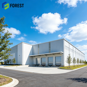 Bâtiment en structure métallique préfabriqué de qualité industrielle, technologie de pointe, économique, excellente performance, entrepôt, atelier - Product Image 1