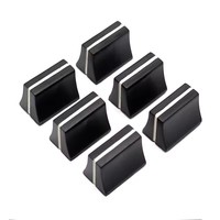 Bouton de fader pour mixeur Pioneer 19*12*13.5MM, capuchon de fader de volume pour mixeur, capuchon de bouton poussoir pour potentiomètre à glissière droite, trou intérieur 4MM