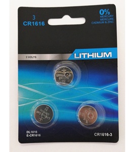 Jouets de puissance supérieure montre polaire télécommandée pile bouton au lithium pile bouton CR1616 3V batterie - Product Image 5