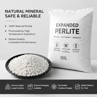 PH Netral Perlite Ekspansi Organik, Media Tanam Organik untuk Pertanian Organik & Budidaya Jamur