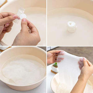 50 serviettes de voyage jetables en tissu compressé, mini-serviettes portables, idéales pour les voyages en plein air, les barbecues, le camping, les serviettes pour le visage - Product Image 2