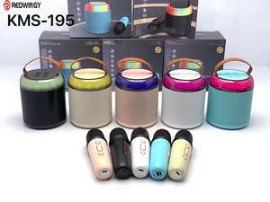 Nouveauté 2023 Haut-parleur Surround Sans Fil RGB Karaoké Haut-parleur Portable avec Microphone pour Fête à Domicile Boîte à Musique Caisson de Basses - Product Image 6