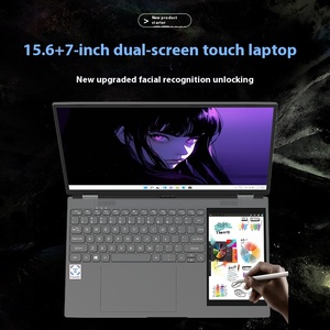 Stechio Hl156D fornitura diretta di fabbrica 15.6 pollici + 7 pollici <span class=keywords><strong>Dual</strong></span>-Screen Touch Screen Business Laptop con processore Intel nuovo prodotto - Product Image 4