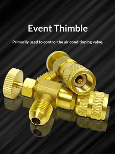 วาล์วนิรภัยเครื่องปรับอากาศ วาล์วเติมน้ำยาแอร์ R410A วาล์วเติมน้ำยาแอร์ R22 อุปกรณ์แปลงหัวเติมน้ำยาแอร์ วาล์วระบายแรงดัน วาล์วป้องกันการแข็งตัว 1 - Product Image 4