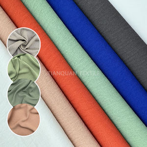 Precio de fábrica 160gsm alta calidad 100% poliéster CEY Crink Airflow <span class=keywords><strong>Crepe</strong></span> cey tela de crepé italiana 180d tela de vestido teñida lisa - Product Image 5