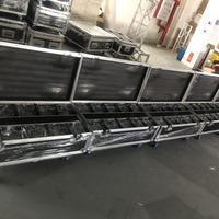 Projecteurs PAR de scène portables à LED 4/6, alimentés par batterie, RGBWAUV six-en-un, avec télécommande sans fil/DMX/Wi-Fi et changement de couleur