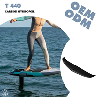 Aile arrière en carbone pour Wing Foil Hydrofoil 440/90 – Stabilisateur réactif pour Freeride, sensation de glisse équilibrée pour la pratique du surf en eaux océaniques – Offre Spéciale