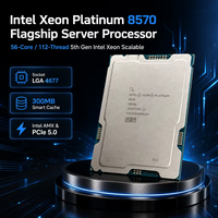 Baru untuk CPU Desktop Xeon Platinum 8570 56 Core 112 Thread 2.1GHz 300MB L3 Cache LGA4677 350W Prosesor