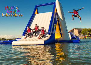 Tùy chỉnh lớn Inflatable nổi đảo trượt nước Aqua công viên Inflatable trò chơi dưới nước - Product Image 5