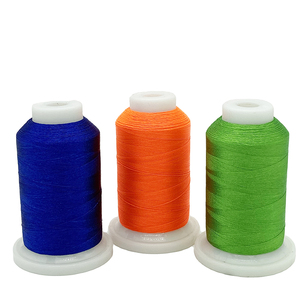 Petit ensemble de fils à broder en polyester teint 120d/2 1000m pour point de croix Crochet tricot fil de filament mercerisé - Product Image 4