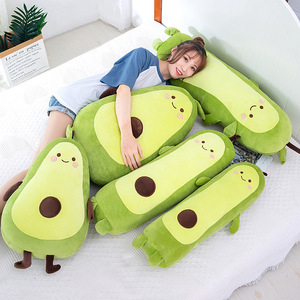 Peluche avocat best-seller, adorable jouet fruit vert, coussin de sommeil unisexe, rembourrage en coton PP, pour 8-13 ans, vente en gros - Product Image 2