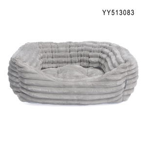 Cama para Mascotas YANGYANGPET de Lana y Pana, Ortopédica, de Espuma Viscoelástica, Cómoda, Tipo Cueva para Perros y Gatos, Extra Grande, Desmontable y Lavable, con Diseño Sólido - Product Image 1