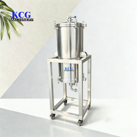 Équipement d'extraction d'huiles essentielles et de peptides osseux par percolation avec moteur et boîte de vitesses, support en acier inoxydable