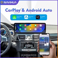 Radio Multimedia Android para Automóvil NaviHua de 14.9 Pulgadas con Nuevo Diseño para Mercedes Benz Clase E W212 2013, Unidad Principal de Navegación con Carplay