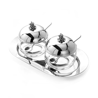 Bocaux en verre européens pour sucre et sel, contenants de rangement cylindriques avec couvercle, utilisation minimaliste pour la cuisine, la table à manger, le bar à café