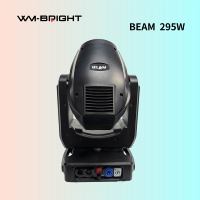 Projecteur de scène à tête mobile 295W à double prisme, faisceau étoilé, haute performance, blanc + 13 couleurs pour mariages, clubs, DJ, discothèques et événements