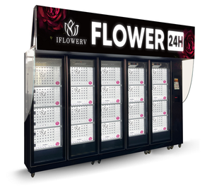 Distributeur automatique de fleurs fraîches grande capacité, réfrigérateur intelligent pour coffrets cadeaux et bouquets, idéal pour l'extérieur - Product Image 4