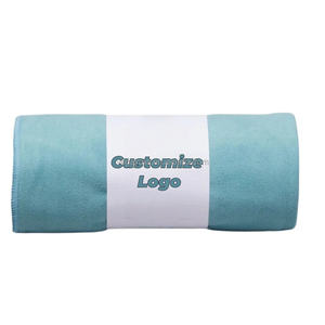 OEM azul cielo caliente Yoga toalla playa Mat viaje gimnasio entrenamiento toalla suave gamuza-como Toalla de microfibra Durable deporte secado rápido 180cm - Product Image 3