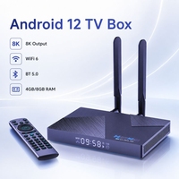 H96 Max Android TV Box Quad Core 64GB Chip RK3588 Decodificación de Video 8K WiFi 6 de Doble Banda BT5.0 LAN Gigabit Sistema de Streaming OTT