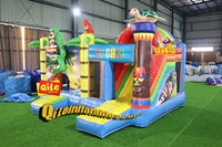 Grand trampoline gonflable extérieur en PVC de qualité commerciale avec toboggan, location de fête directe d'usine gonflable de haute qualité pour enfants