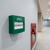 Bouton de panique pour système d'alarme, déclencheur de porte en verre en cas d'urgence