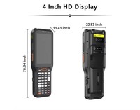 Urovo RT40S PDA robuste avec écran Android de 4 pouces, lecteur NFC RFID, scanner de codes-barres 2D, communication WIFI, étanchéité IP68
