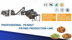 <span class=keywords><strong>Friteuse</strong></span> de fèves de petite <span class=keywords><strong>capacité</strong></span> machine à frire les écrous ligne de production machine frite d'arachide maïs noix - Product Image 2