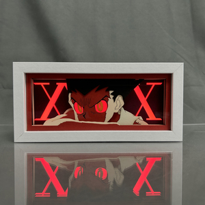 Lámpara <span class=keywords><strong>de</strong></span> Noche LED con Marco <span class=keywords><strong>de</strong></span> Madera MDF y Corte Láser <span class=keywords><strong>de</strong></span> Papel, Diseño <span class=keywords><strong>de</strong></span> Gon Freecss <span class=keywords><strong>de</strong></span> Hunter X Hunter, para Decoración <span class=keywords><strong>de</strong></span> Dormitorio - Product Image 2