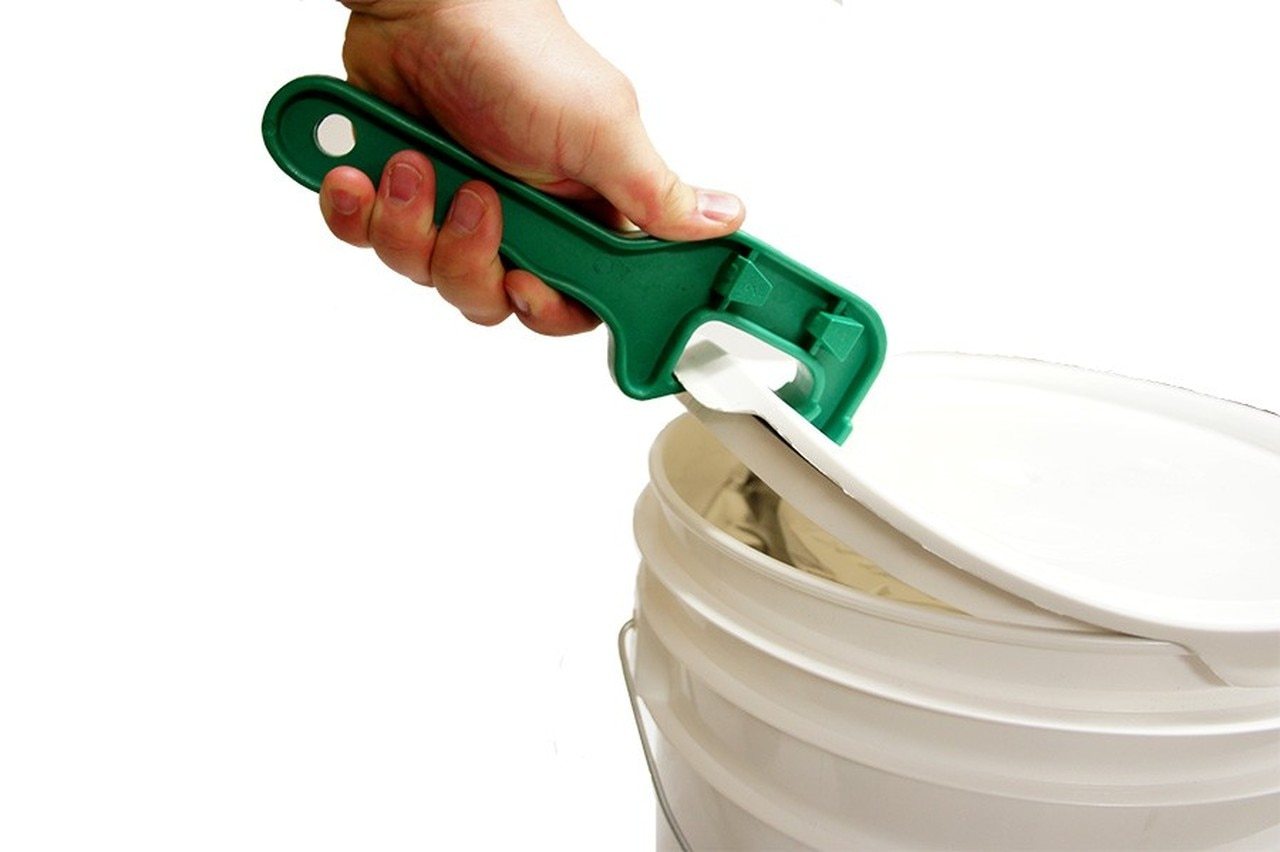 Plastic Bucket Lid Opener - 5 Gallon Can Opener Tool, 4 Pack, For Paint Cans, Industrial Use