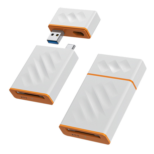 Cross-Border USB 3.2 10Gbps CFexpress Type-B Card Reader with Plastic Case High-Speed Reader for DSLR PC & Mobile Phone