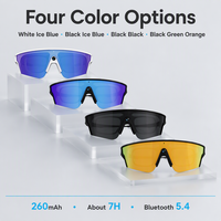 Lunettes de soleil connectées pour sports de plein air avec caméra 13MP, IA anti-tremblement, enregistrement vidéo 1200P, traduction en temps réel, Type-C 2026