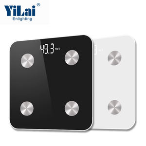 BSCI เครื่องชั่งน้ำหนักดิจิตอลมีไฟ LED,อุปกรณ์วัดไขมันในห้องน้ำ <span class=keywords><strong>BMI</strong></span> ชั่งน้ำหนักวิเคราะห์ไขมันในร่างกายฟันสีฟ้าอัจฉริยะ - Product Image 5