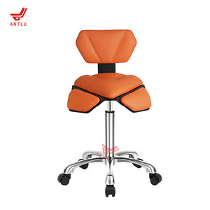 Taburete de Salón Ajustable con Asiento Giratorio 360°, Silla de Salón para Tienda, Diseño, Masajes, Tatuajes, <span class=keywords><strong>Barber</strong></span>ía - Product Image 1